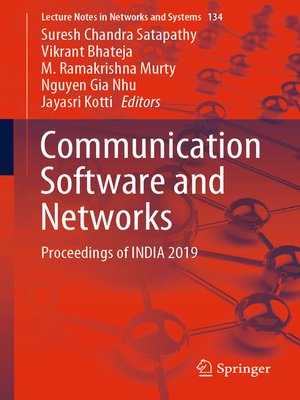 cover image of Communication Software and Networks